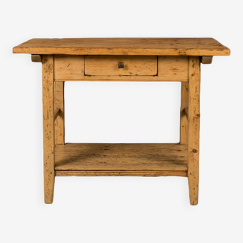 Antique Rustic Work Table Kitchen Island
