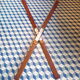 Pair of vintage wooden skis 192 cm