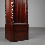 French Art Deco square Oak Pedestal, circa 1915