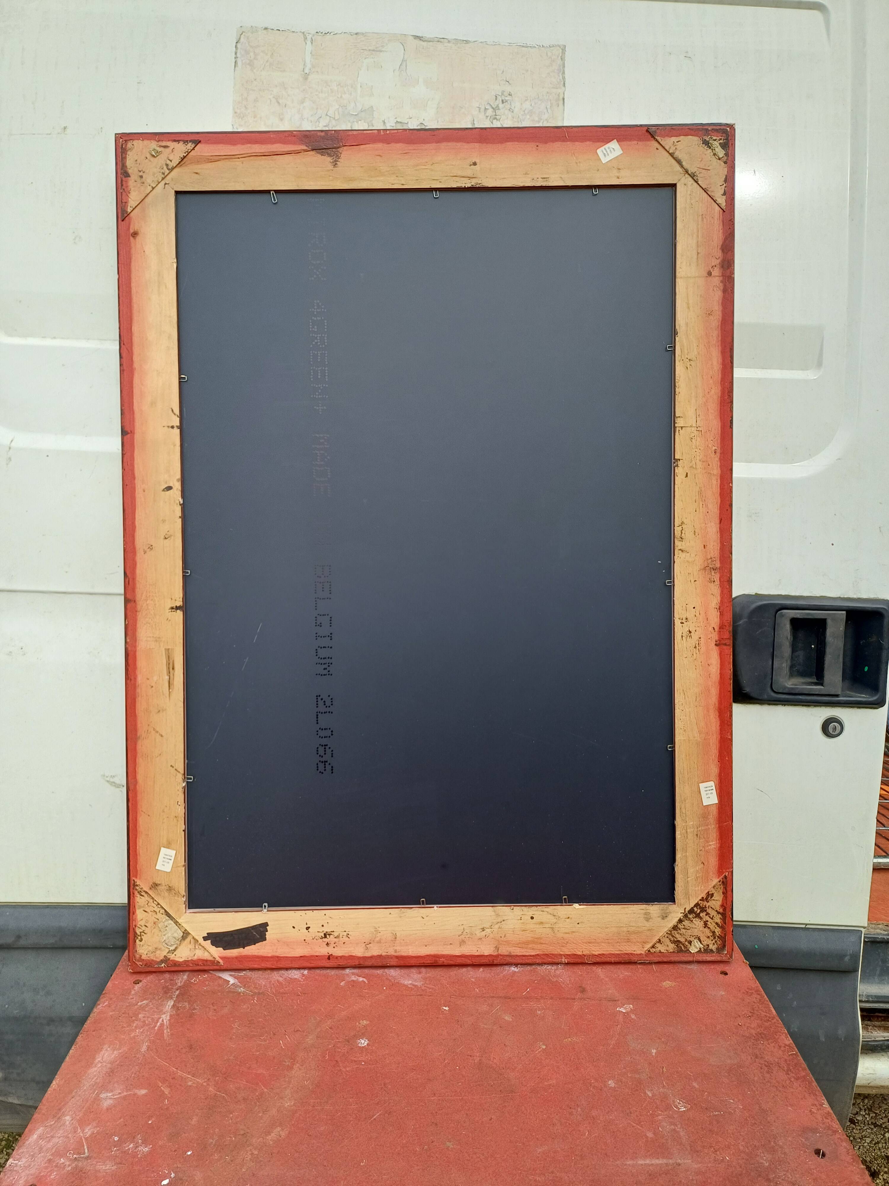 Wood and Gilded Stuk Mirror, early 20th century