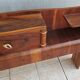 Cozy Art Deco headboard in burr walnut