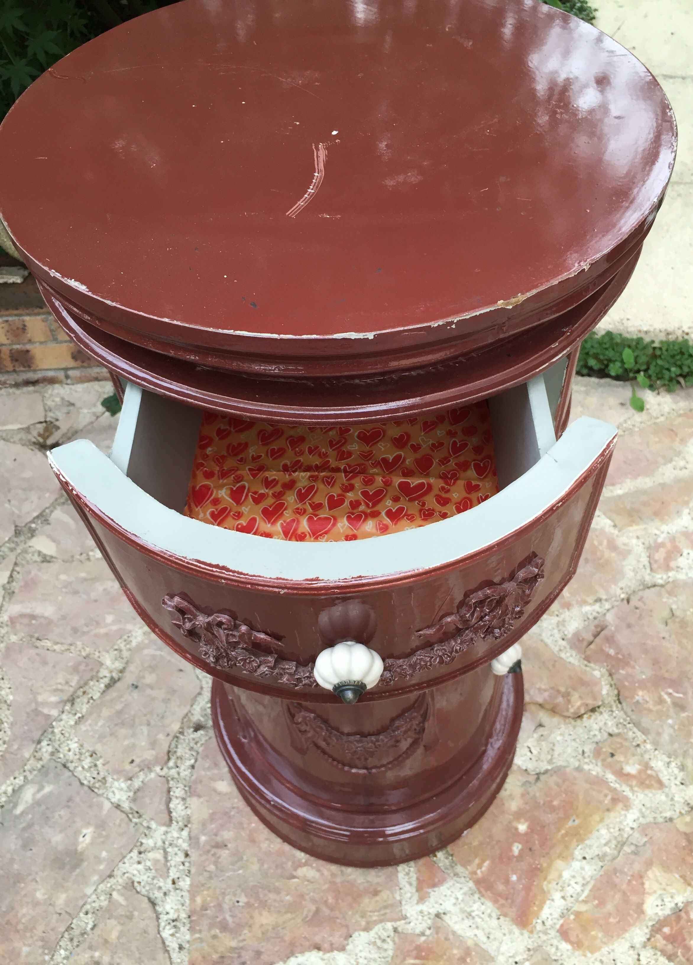 Empire bedside table