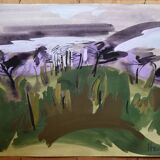 Jeannie Borel, Autumn Landscape in Switzerland (1959)