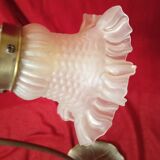 Art deco style brass tulip lamp