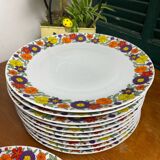 Assiettes plates en porcelaine Bavaria