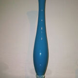 Vase soliflore opaline bleu