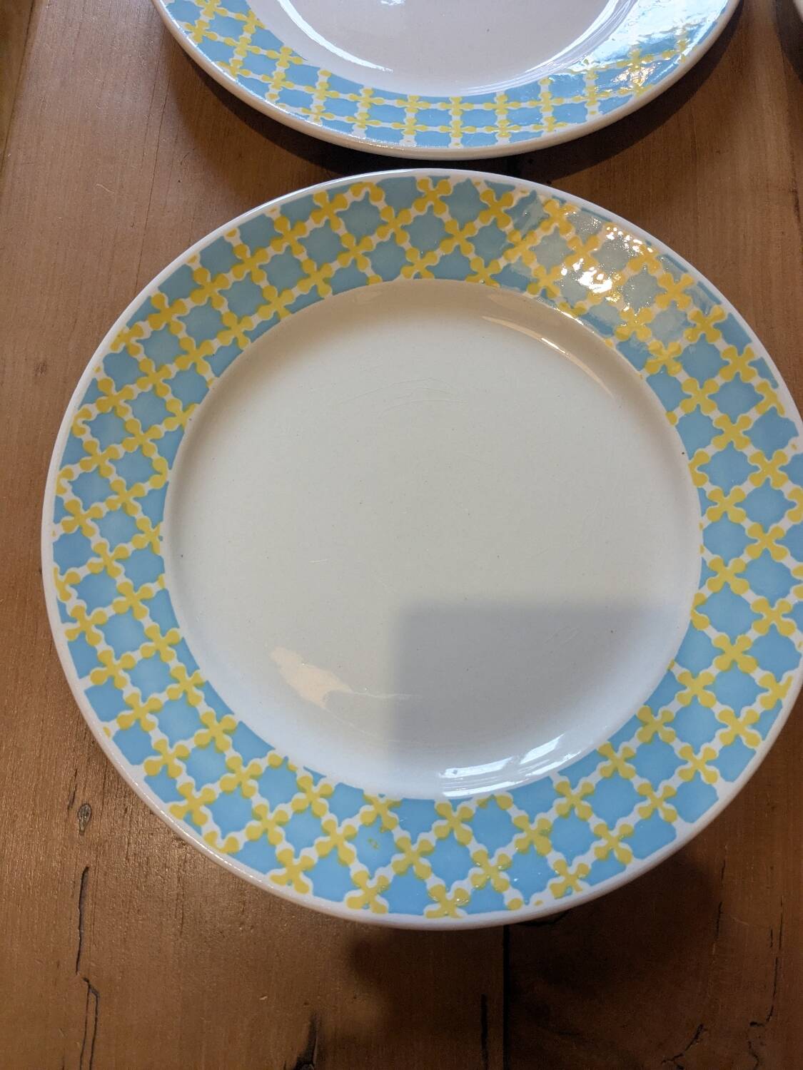 8 Digoin Sarreguemines dinner plates