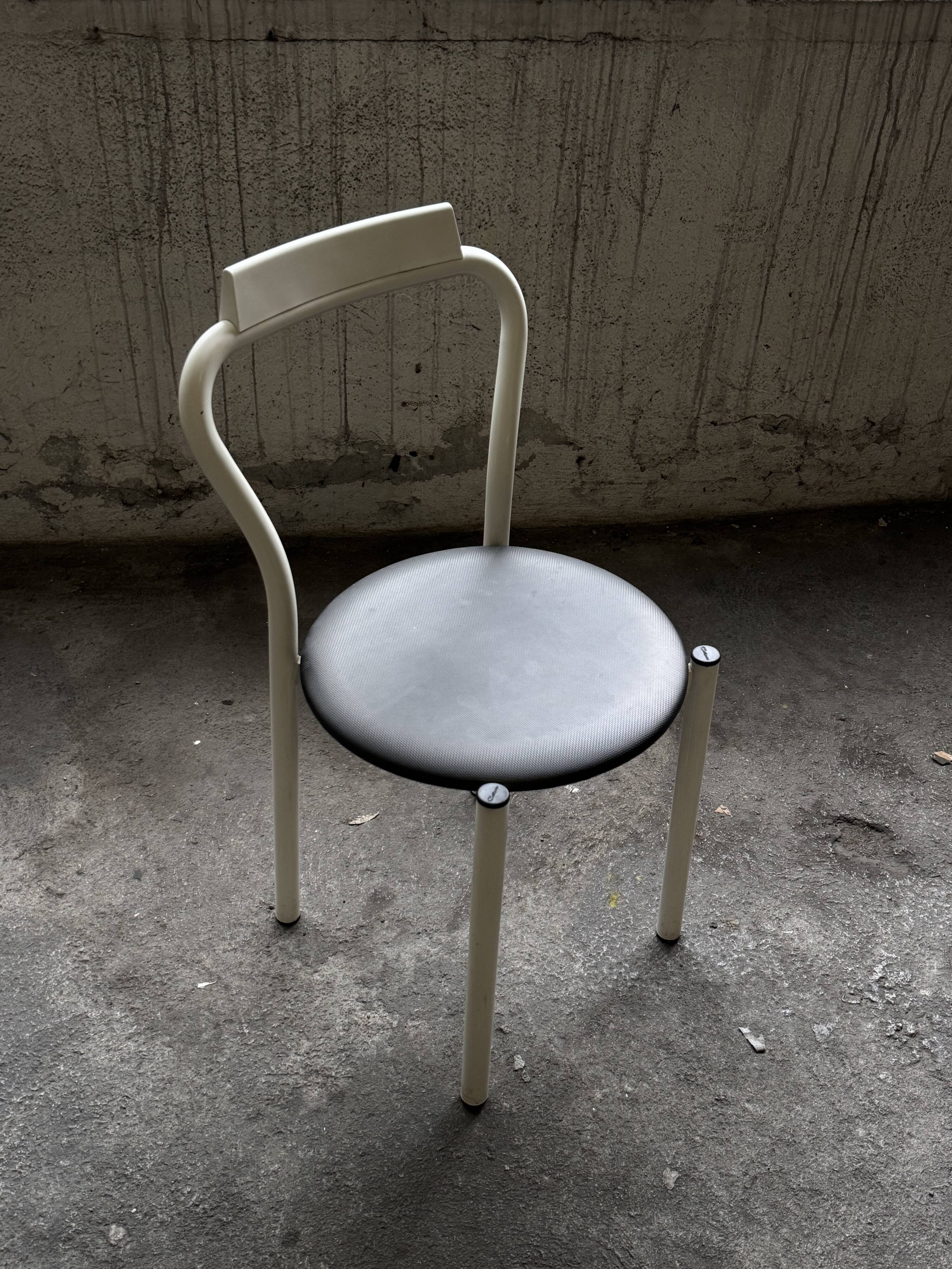 Set of 4 dining chairs by Calligaris, Italy, 1980