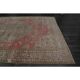 1970s Vintage Persian Handmade Wool Cotton Pink Area Rug 243x353