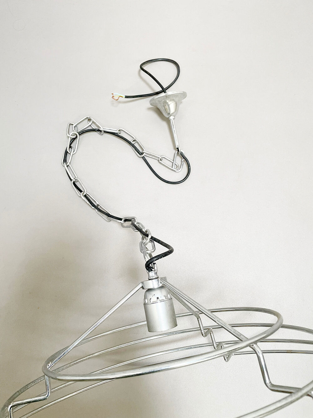 Hanging lamp Mangiarotti model "Giogali" in Murano glass edited by Vistosi