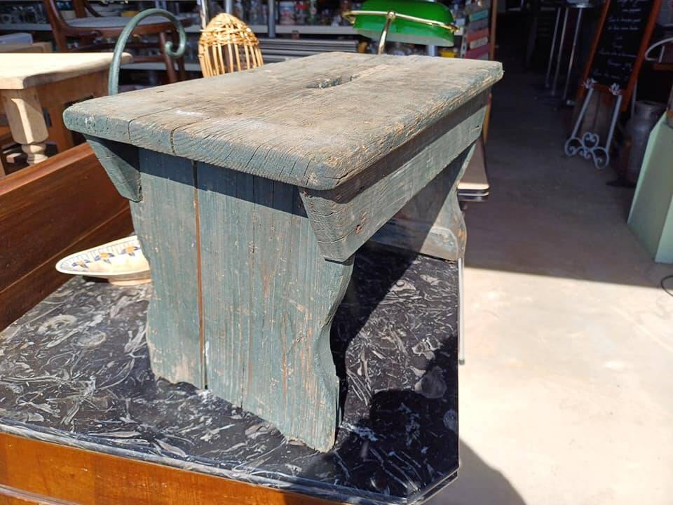 Primitive antique foot stool