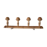 Wooden coat rack