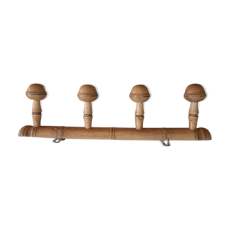 Wooden coat rack