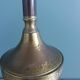 Bronze gilded brass foot lamp