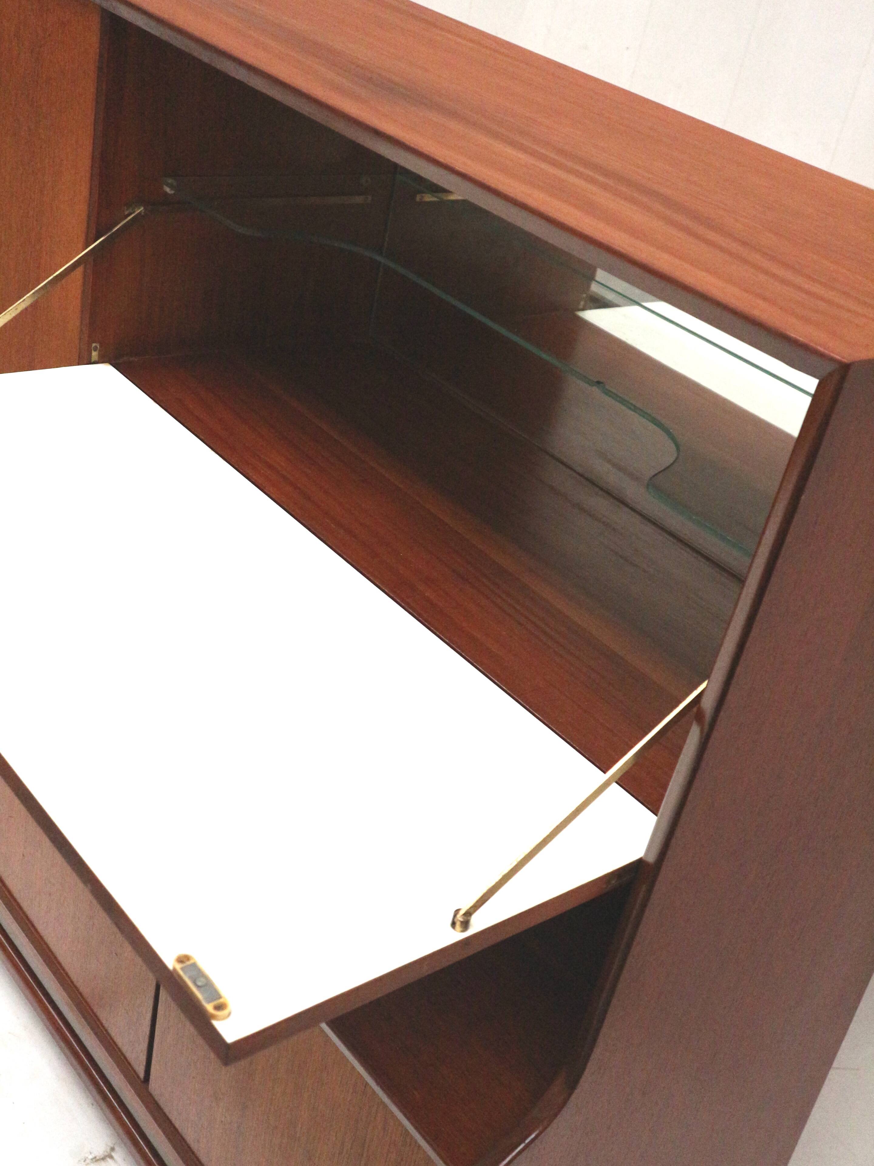 Vintage sideboard / highboard by Louis van Teeffelen for Wébé