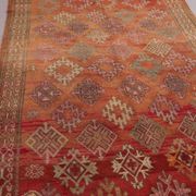 Vintage Moroccan Wool Rug 185 x 337 cm - Berber Handmade Rug - Bohemian Rug