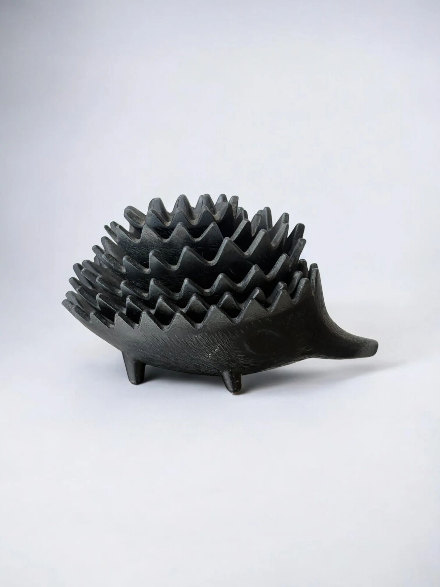 Stackable hedgehog ashtray set by Walter Bosse for Hertha Baller, Austria, midcentury