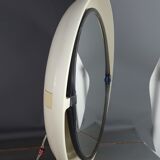 Oval mirror backlit vintage 70, 68x55 cm