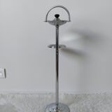 Free-standing ashtray, with mirror shelf