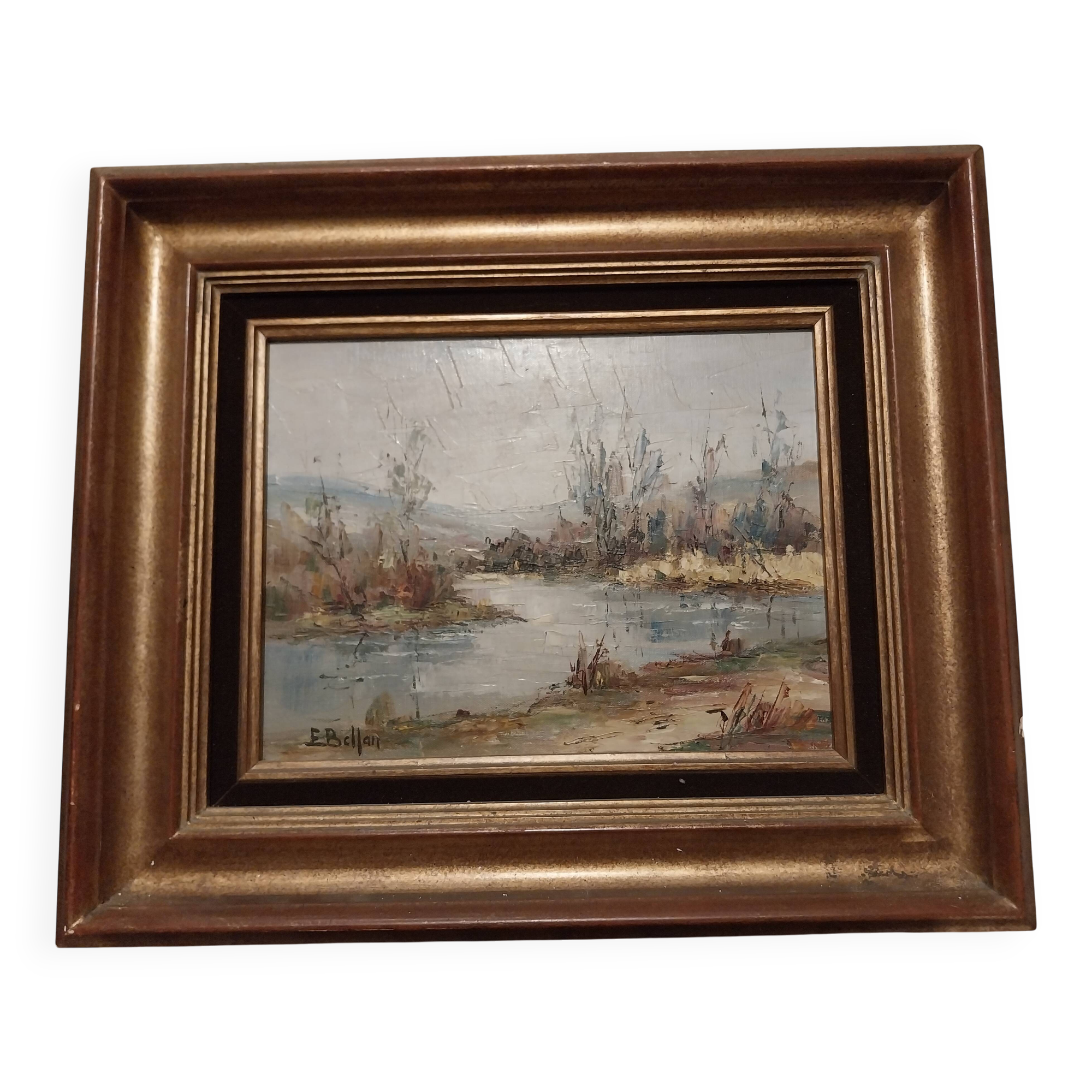 Oil on canvas signed Etienne Bellan (1922-2000)