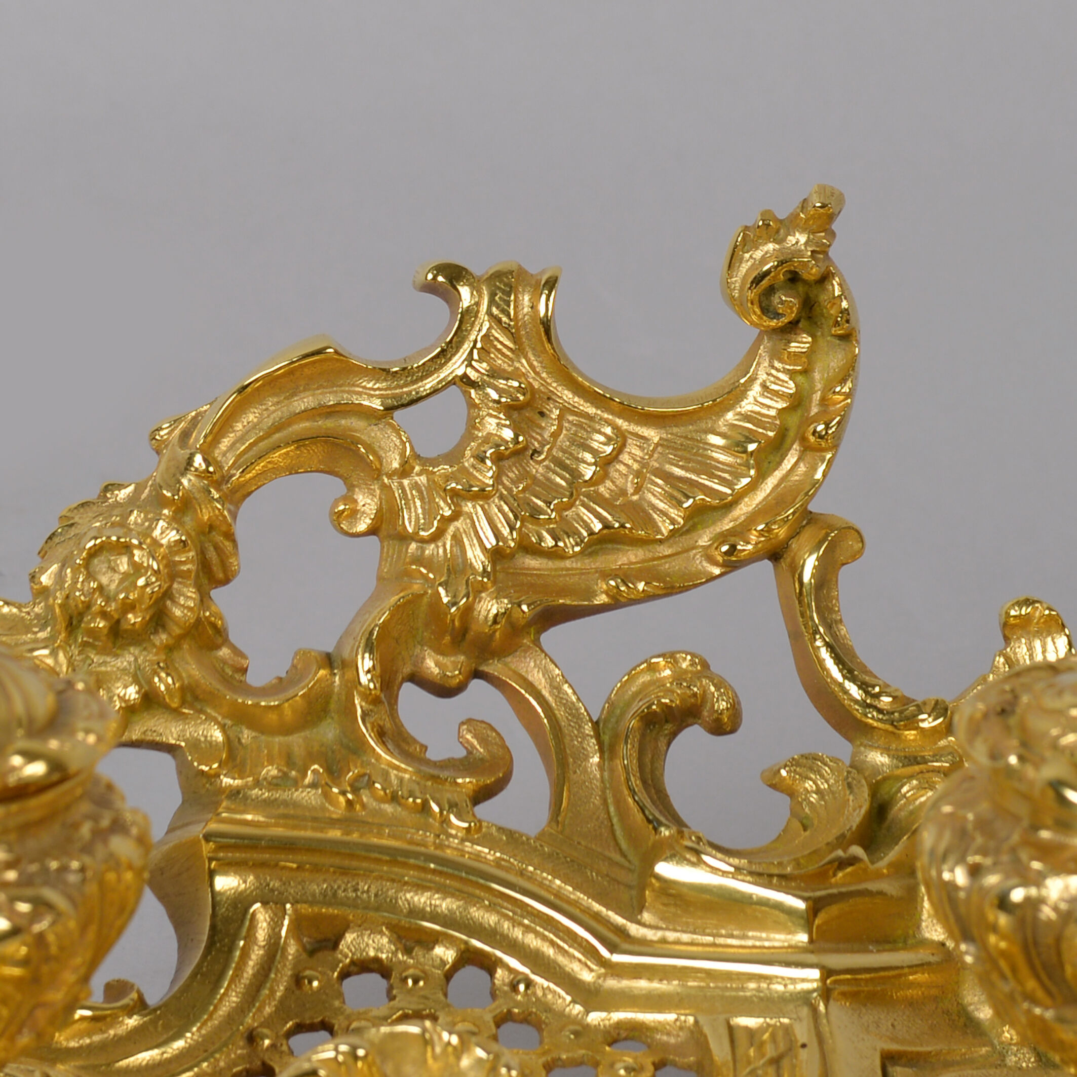 Gilded bronze writing board