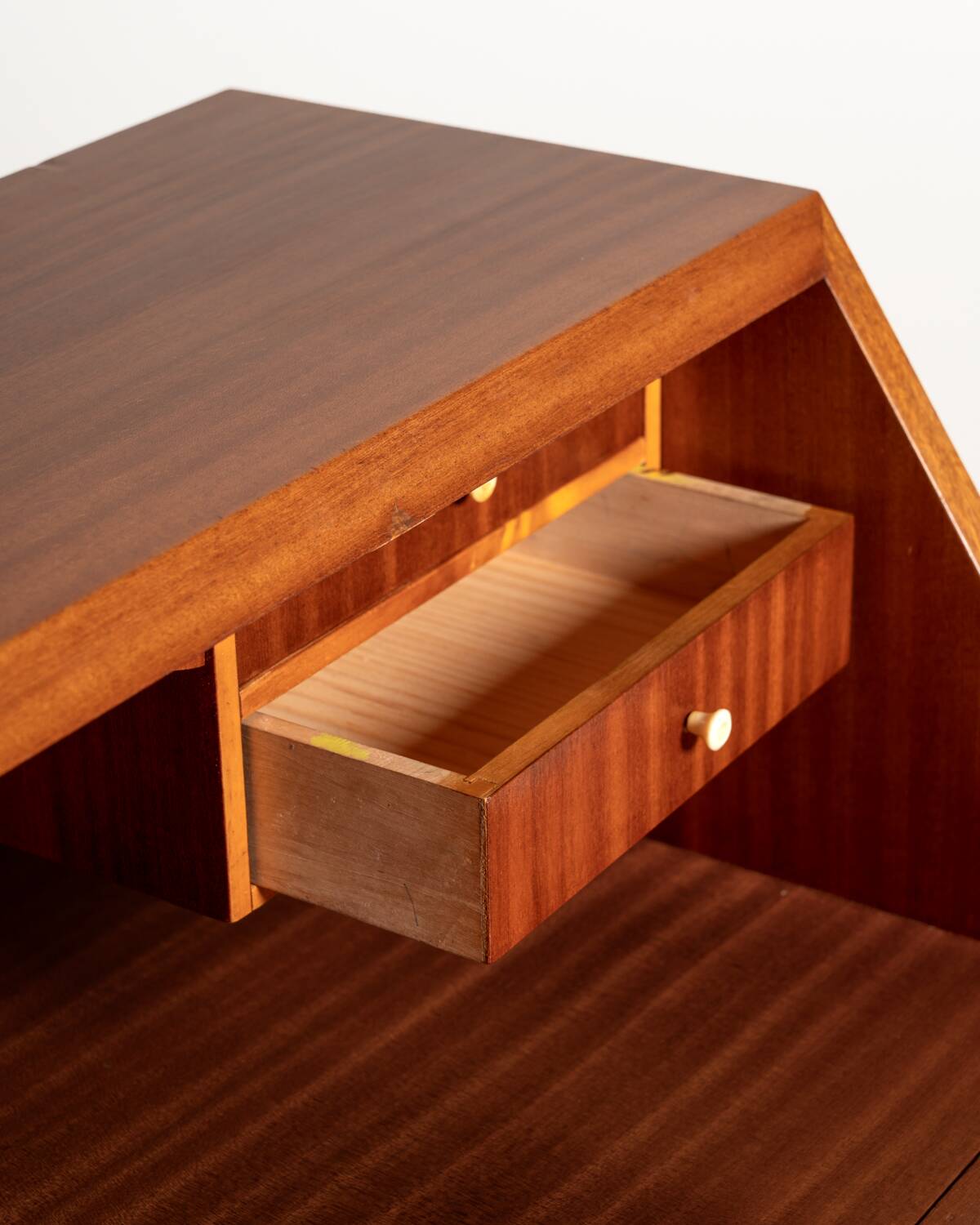 Scandinavian mahogany secretary, 1960s