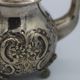 Vintage arabic high quality Authentic handmade nickelplated moroccan copper teapot pewter, arabic oriental design