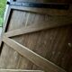 Large old barn door – 18th century – fully restored – 177 x 15