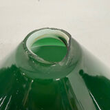 Large brass and green opaline pendant lamp 260 cm 1970s