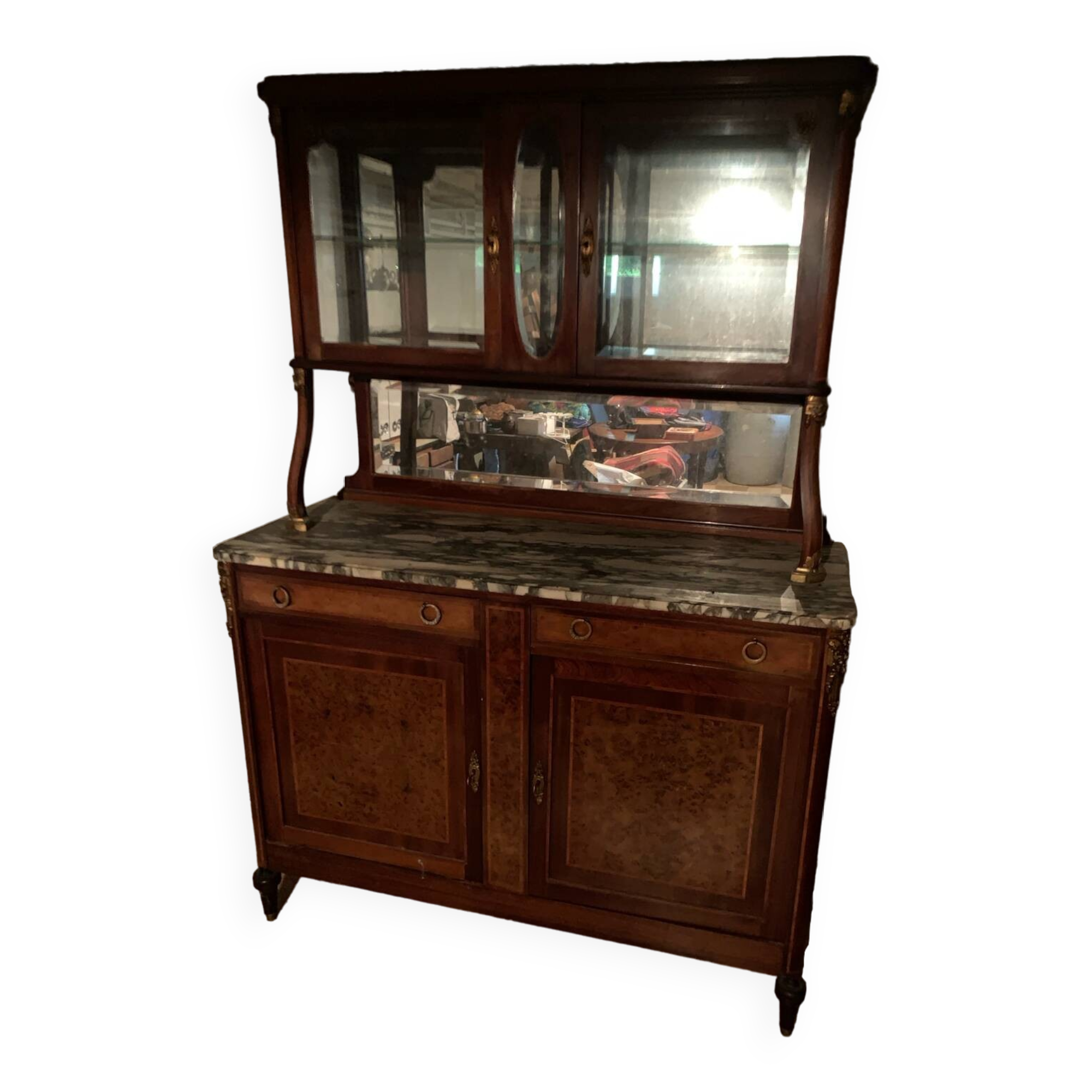 Buffet a vitrine style louis  XVI des annees 20