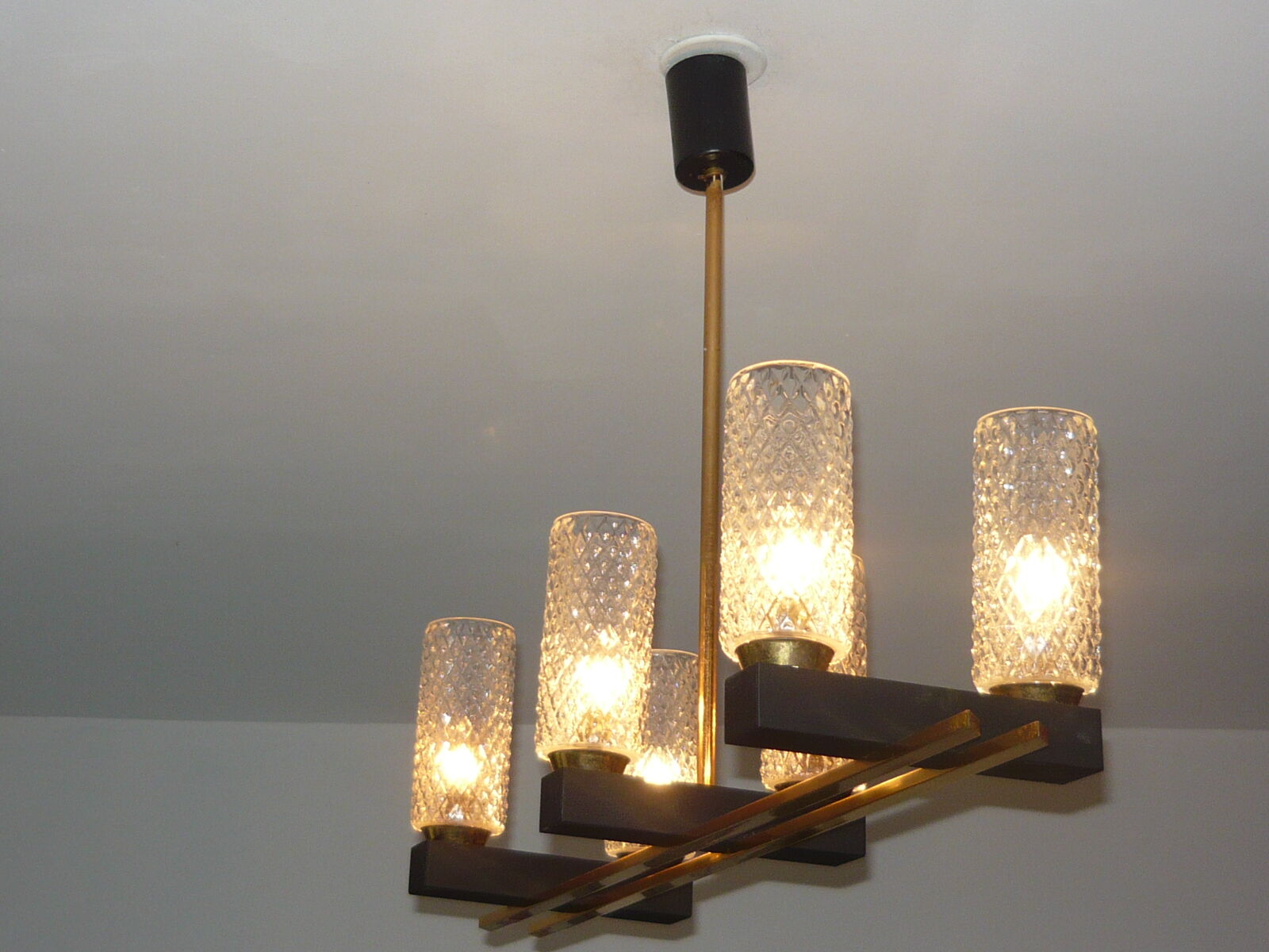 Lustre arlus 6 feux années 1950
