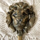 Brass lion head hooks