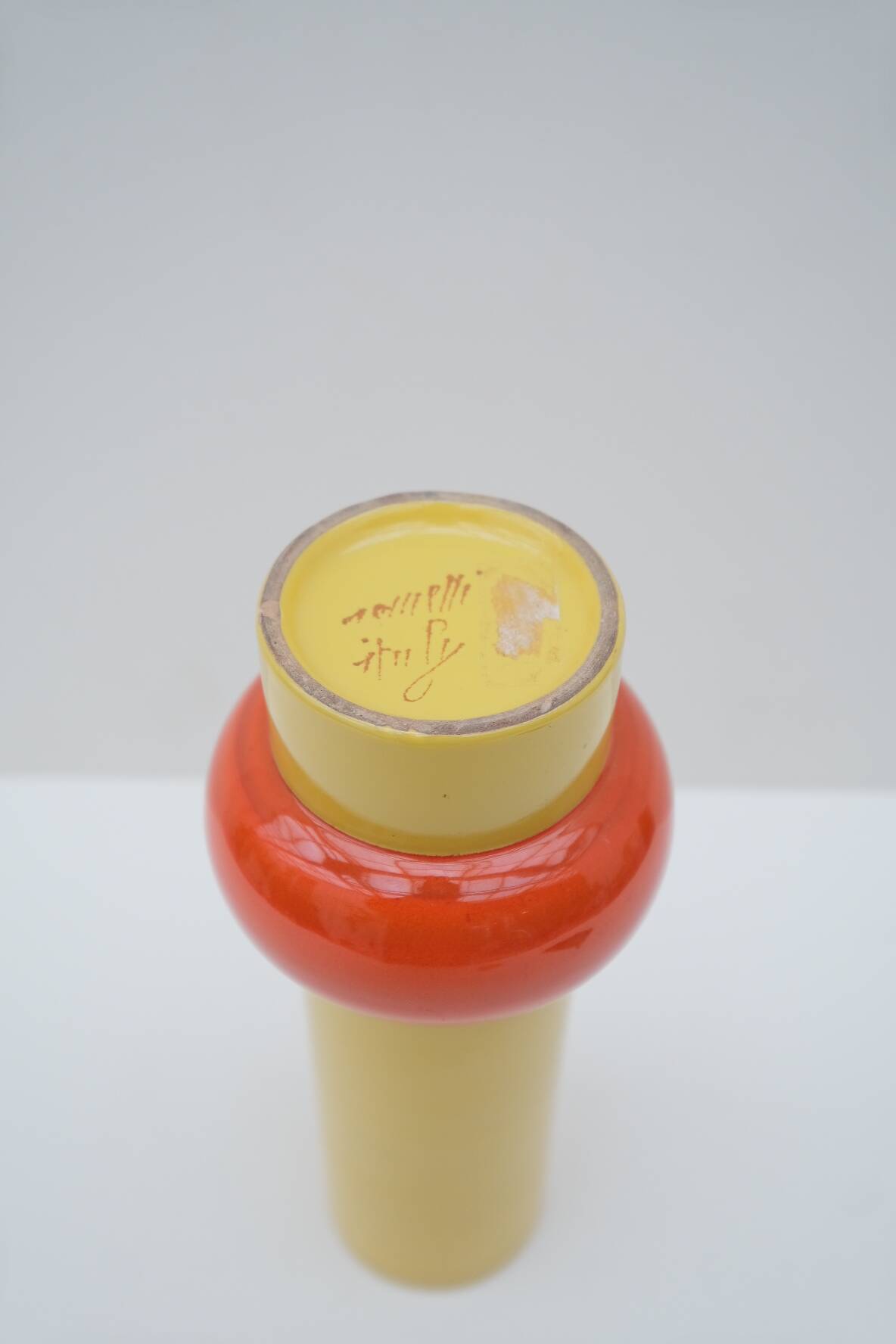 ROMETTI ceramic vase, Italy 1970