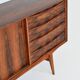 Oswald Vermaercke 'Paola' sideboard rosewood V Form Belgium 1960