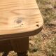Table de ferme en bois naturel