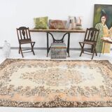 6x10 Shades Of Brown Beige Classic Vintage Rug, 174x303Cm SK 5112