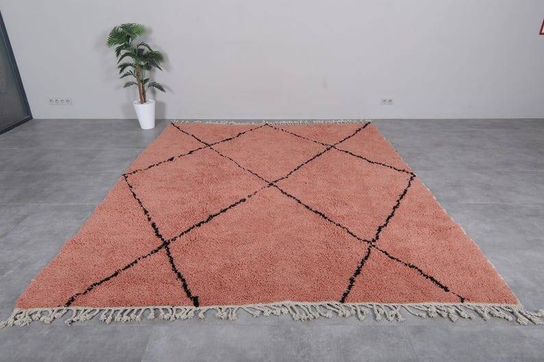 Traditional handmade wool Berber rug 250cmx150cm