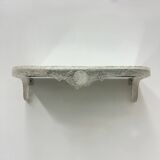 Lucite wall console table with mirror , 1970s