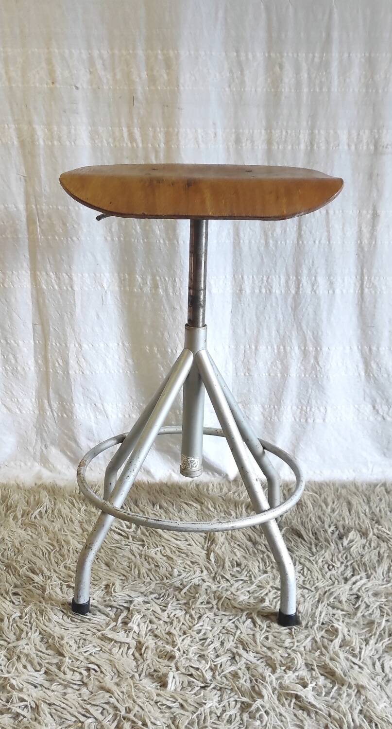 Vintage workshop stool - 50s/60s