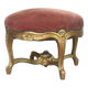Louis XV Style Footrest in Carved and Gilded Wood Circa 1880
