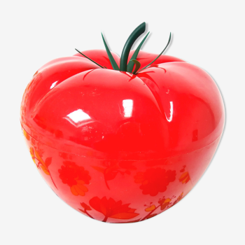 Red plastic ice tomato / Ice bucket