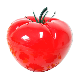 Red plastic ice tomato / Ice bucket
