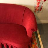 Napoleon III period toad sofa