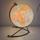 Globe vintage 1960  terrestre Girard et Barrère verre - 27 cm