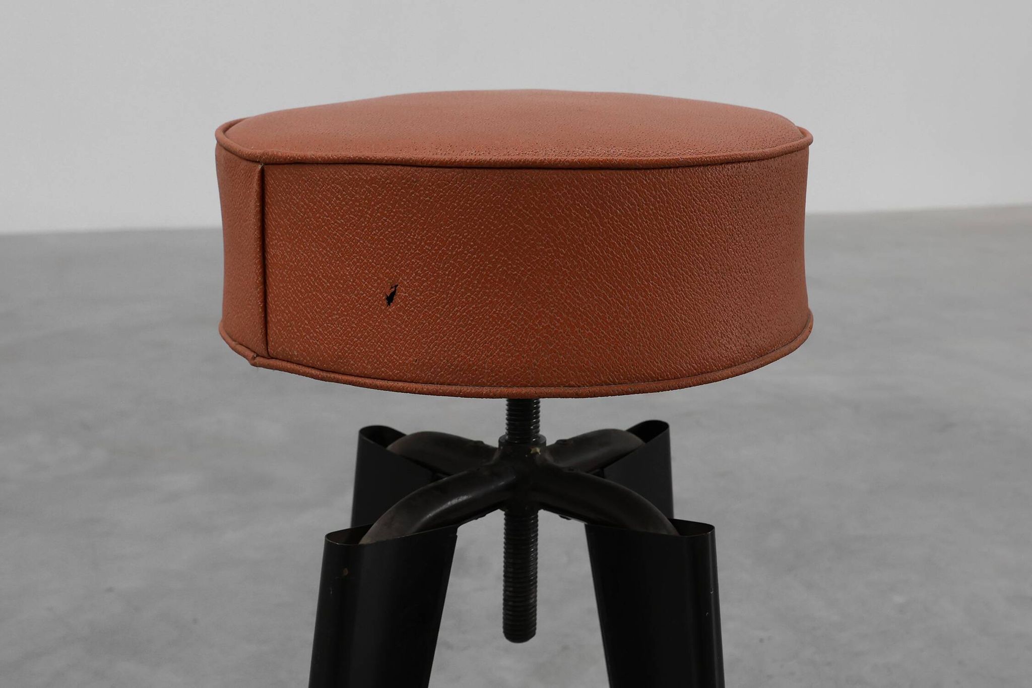 Iconic Clemenceau stool by André Domin and Marcel Genevière, France  1957