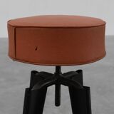 Iconic Clemenceau stool by André Domin and Marcel Genevière, France  1957