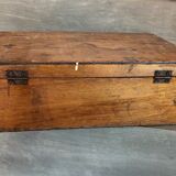 Old wooden workshop box