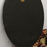 Oval chrome mirror, 60