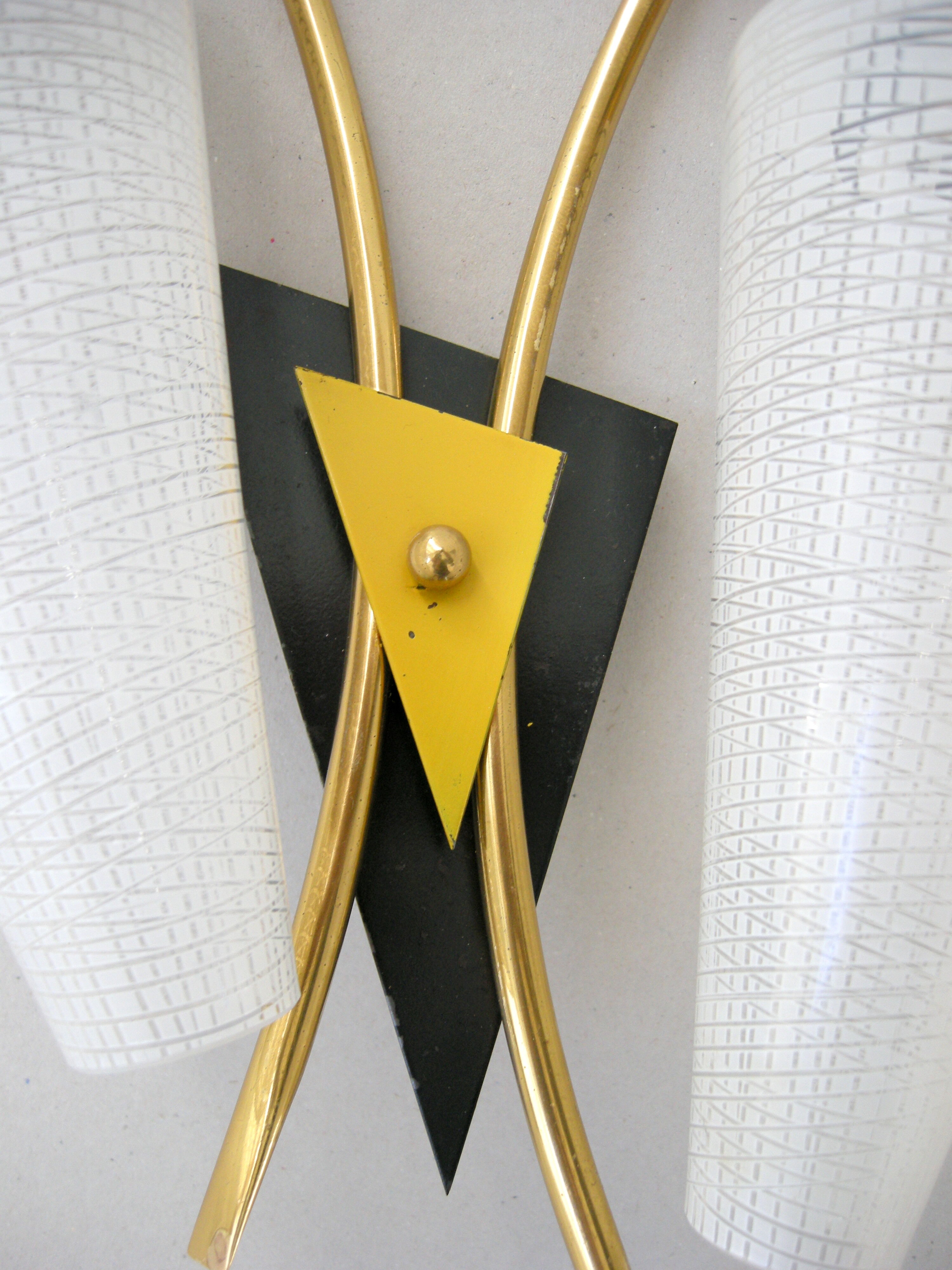 Pair of vintage wall lamps 1950