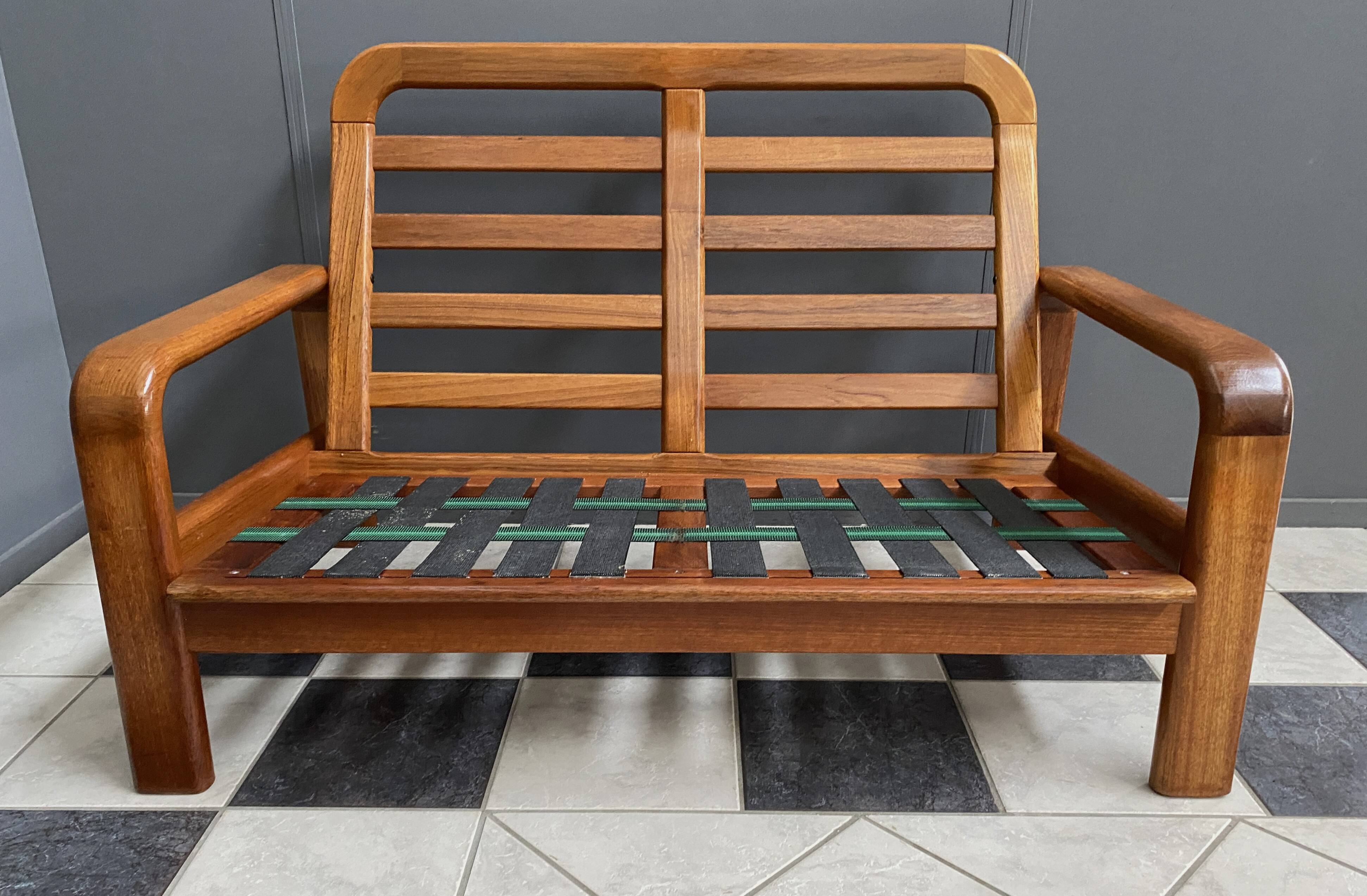 Two seat Danish Sofa by Burchardt Nielsen 1970s